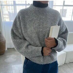 Le Bon Shoppe Womens Elise Sweater, heather grey